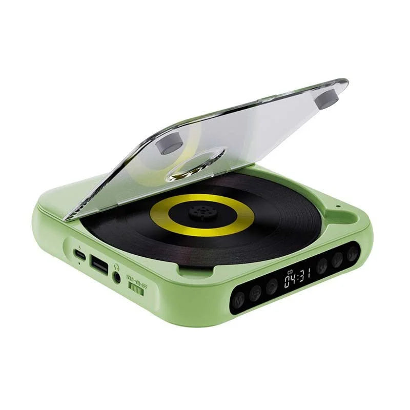 Mini CD Player Retro Look - Portable & Bluetooth