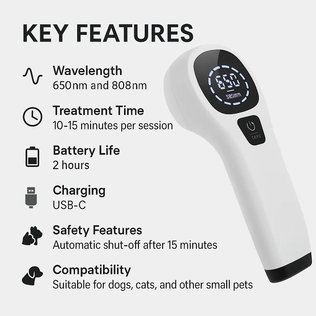 Advanced Laser Therapy for Dogs - Non-Invasive Pain Relief for Joint Pain, Arthritis & Wound Healing