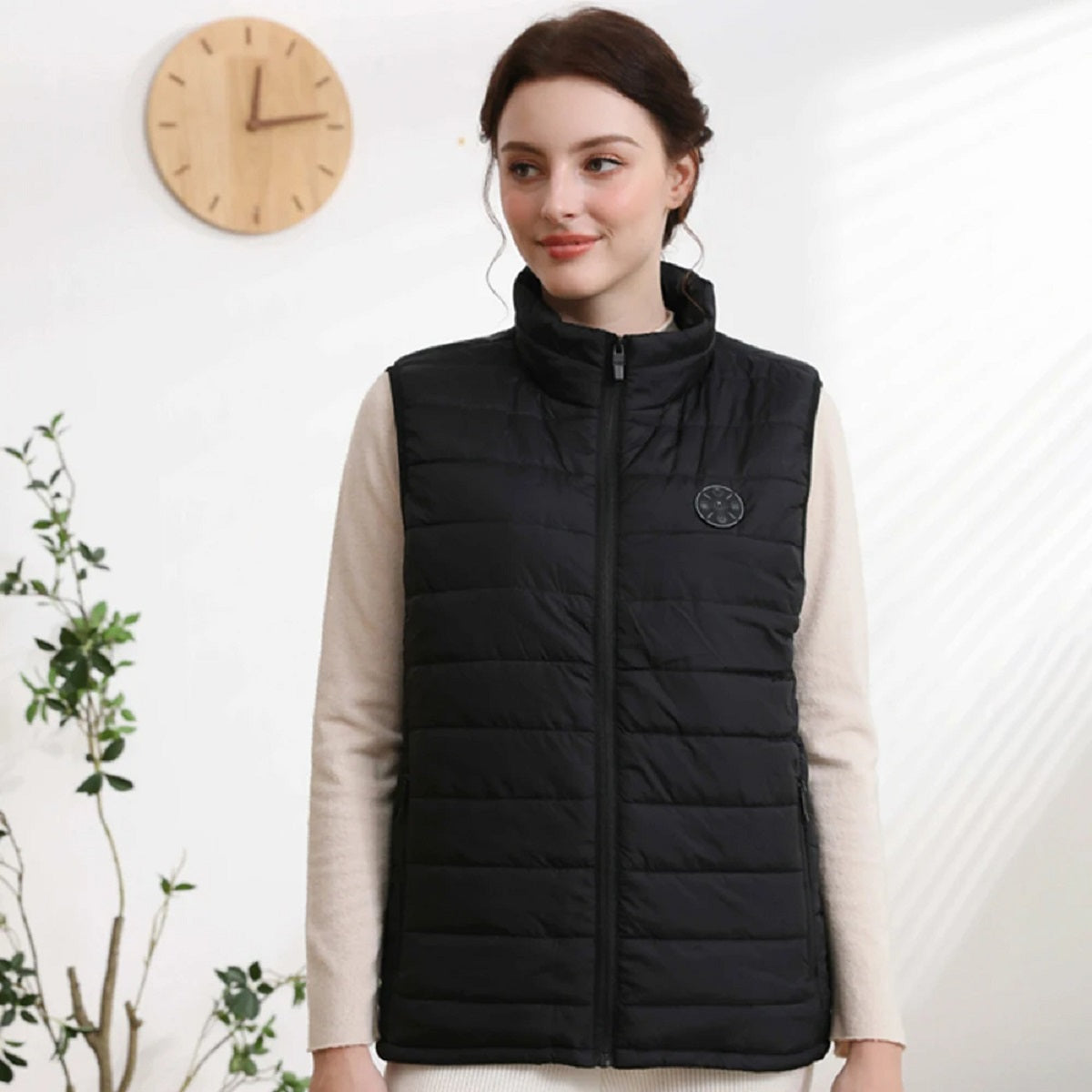 9-Zone USB Heated Vest | Rechargeable, Adjustable Heat Control & Ideal for Outdoor Activities