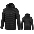 Unisex Waterproof Electric Heated Jacket | 21 Heating Zones, Lightweight & Ideal for Outdoor Activities in Cold Weather