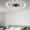 Image of Contemporary LED Ceiling Light – Industrial Fireworks Design for Living & Dining Rooms