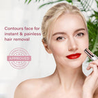 Facial Hair Remover | Painless, Compact & Ideal for Daily Use and Quick Touch-Ups