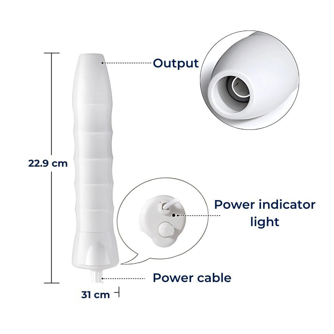 High Frequency Facial Device – At-Home D’Arsonval Beauty Tool for Acne, Skin Tightening & Hair Growth