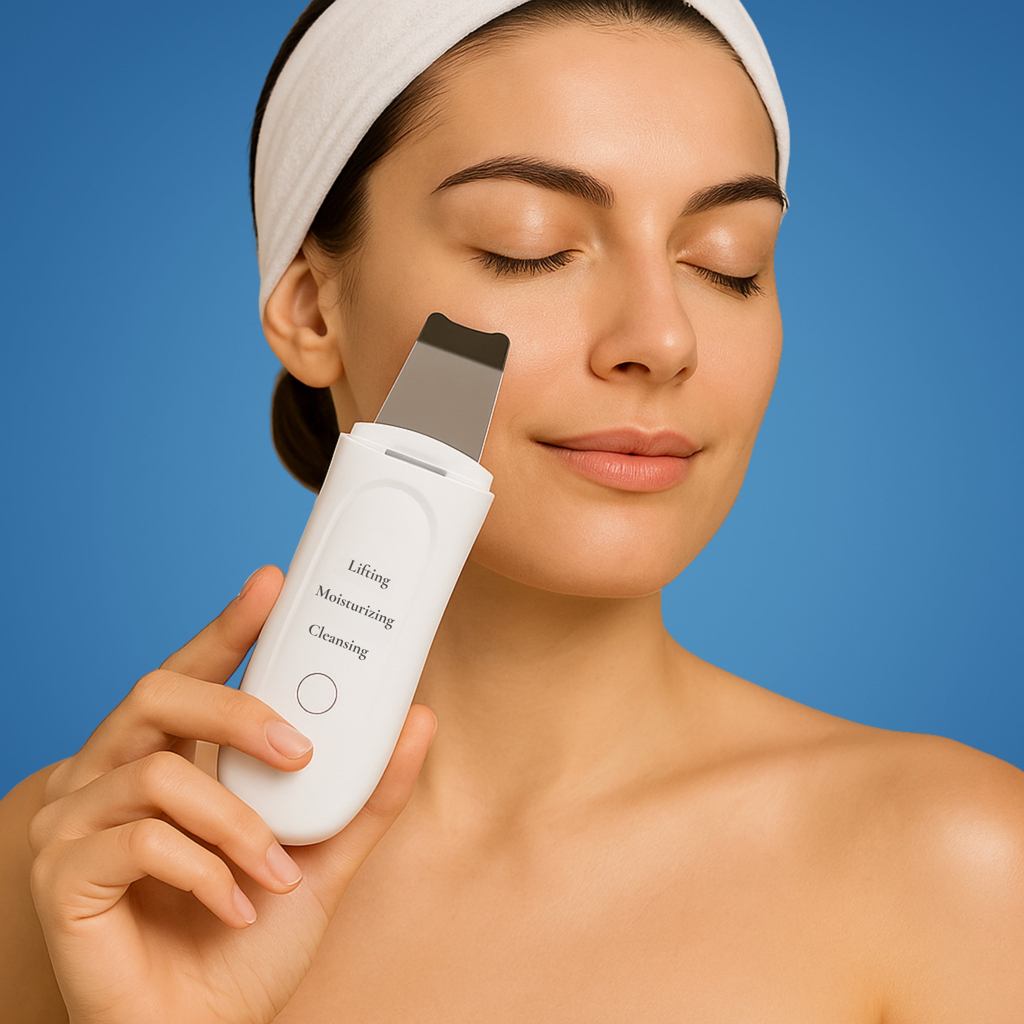 Facial Skin Cleansing Brush – Ultrasonic Skin Scrubber Device for Deep Clean & Pore Refinement