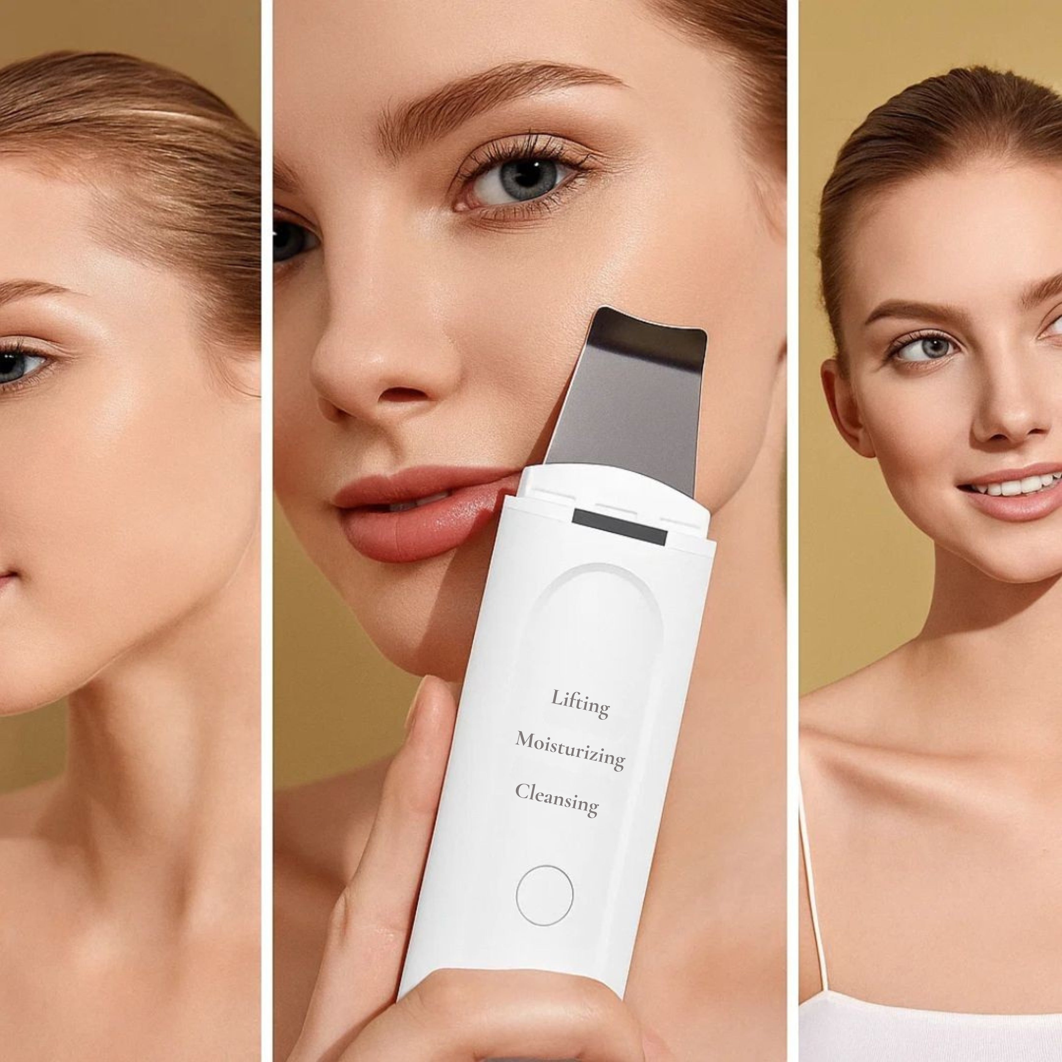 Facial Skin Cleansing Brush – Ultrasonic Skin Scrubber Device for Deep Clean & Pore Refinement