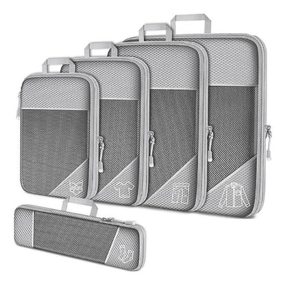 Compression Packing Cubes | Maximise Space by 60%, Lightweight & Durable for Travel, Hiking, Camping & Road Trips