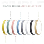 Nordic Wooden Circular Ceiling Light Fixture for Macaroon Style Home Decor & Ambient Lighting