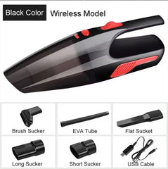 Cordless Handheld Vacuum Cleaner | Rechargeable & Lightweight Cleaner for Car