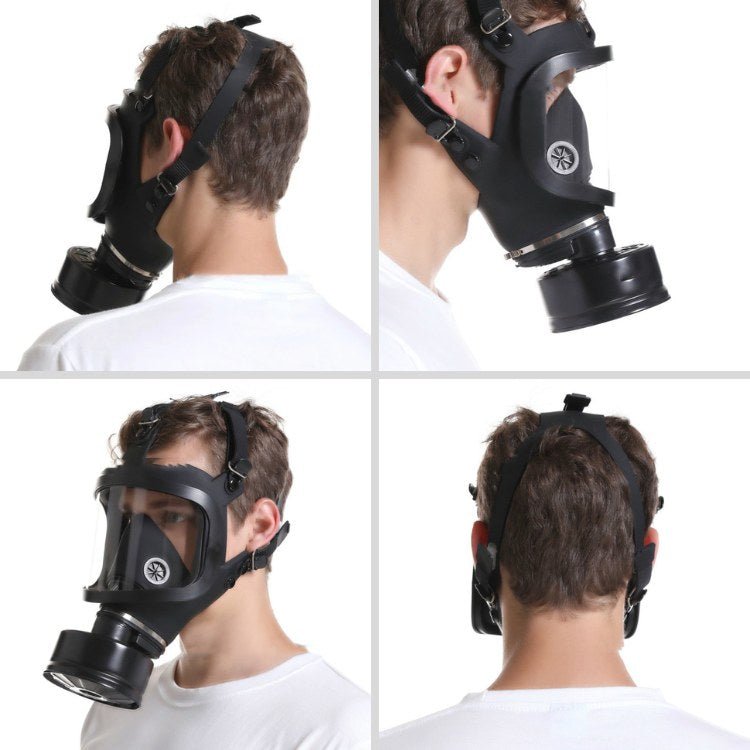 Multi-Filter NRBC Gas Mask | Built-In Hydration, Anti-Fog Visor & Comfortable for Tactical Operations