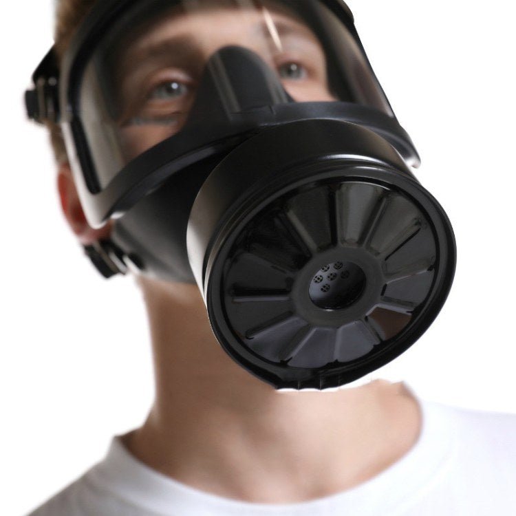 Multi-Filter NRBC Gas Mask | Built-In Hydration, Anti-Fog Visor & Comfortable for Tactical Operations