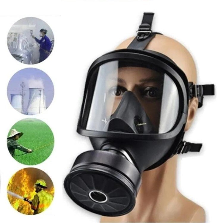 Multi-Filter NRBC Gas Mask | Built-In Hydration, Anti-Fog Visor & Comfortable for Tactical Operations