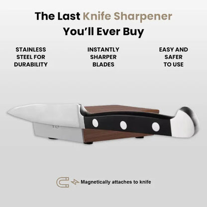 Rolling Knife Sharpener with Dual Grit for Precision Edge Maintenance and Kitchen Use