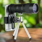 High-Power Waterproof Monocular Telescope with 10x Magnification for Bird Watching, Hiking, and Outdoor Adventures