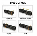 High-Power Waterproof Monocular Telescope with 10x Magnification for Bird Watching, Hiking, and Outdoor Adventures