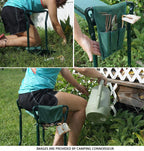 Foldable Ergonomic Garden Kneeler Bench – Comfortable Waterproof Gardening Stool for Easy Use & Pain-Free Work