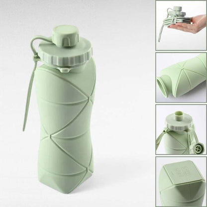 Collapsible Water Bottle | BPA-Free, Leak-Proof & Eco-Friendly for Hiking, Commuting & Workouts