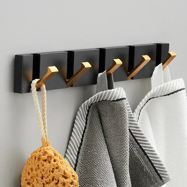 Foldable Wall Coat Hooks – Space Saving Heavy Duty Door & Bathroom Robe Hook