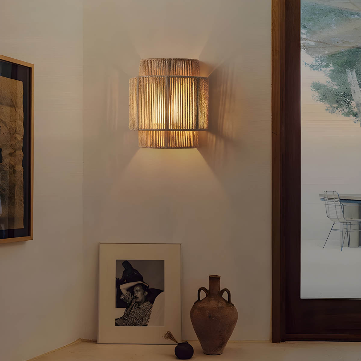LED Wall Light Fixture - Modern Design with Adjustable Brightness - Ideal for Living Room, Bedroom & Hallway Lighting