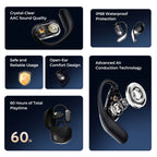 AI Translator Earbuds – 144-Language Real-Time Translation Earbuds with Bluetooth