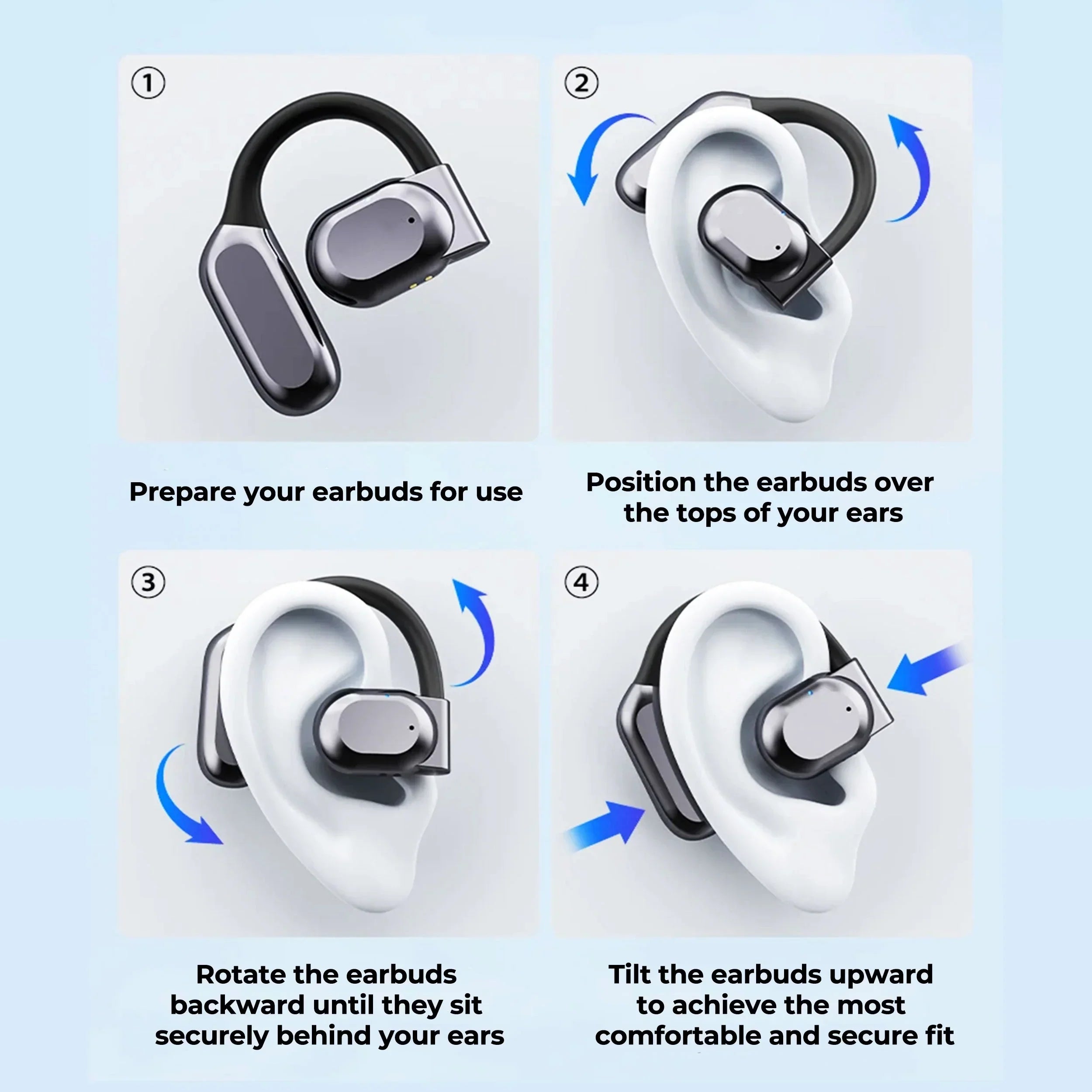 AI Translator Earbuds – 144-Language Real-Time Translation Earbuds with Bluetooth