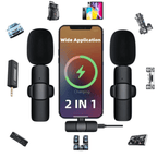 Wireless Mini Miniature Lavalier Lapel Portable Small Tiny Mic Microphone for Iphone