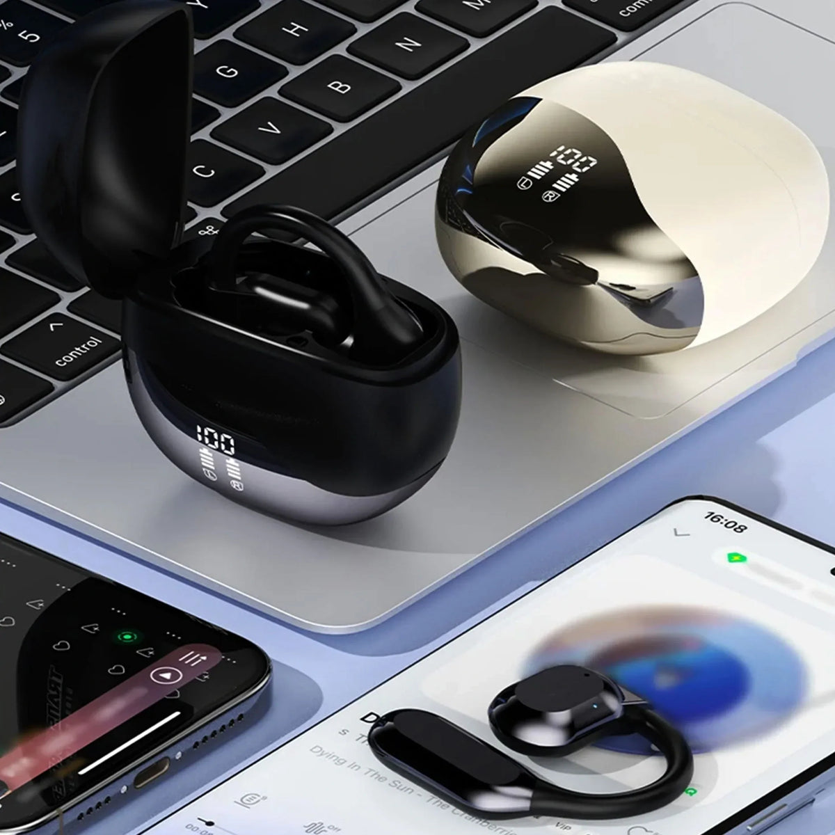 AI Translator Earbuds – 144-Language Real-Time Translation Earbuds with Bluetooth