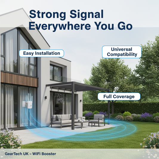 Outdoor WiFi Range Booster – Ultimate Signal Strength for Your Garden Office & Beyond