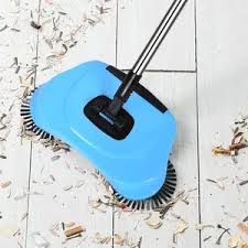 2-in-1 Vacuum Broom | Cordless, Eco-Friendly & Suitable for Tiles, Wood, and Carpets