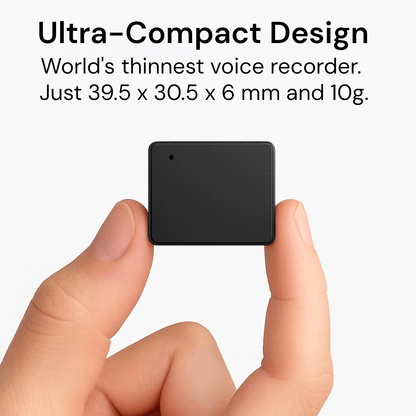 Miniature Voice Recorder – Small, Discreet, and Powerful Audio Capture | Perfect for Stealth Recording and Voice Activation