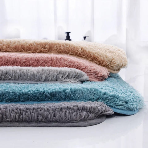 Plush Bath Rug | Ultra-Soft, Highly Absorbent & Non-Slip for Bathroom Safety and Comfort
