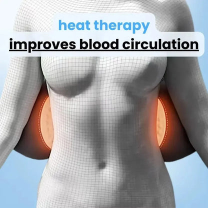 Back Pain Massager with Heat & Vibration, Spinal Support for Sciatica Relief, Lower Back Pain & Posture Correction – 3-in-1 Home Therapy