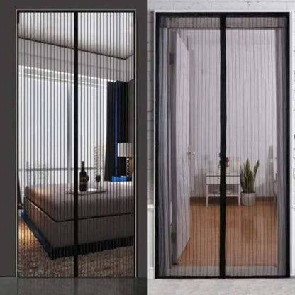 InsectGuard Magnetic Mesh Door | Heavy-Duty, Tear-Resistant & Hands-Free Access for Summer Airflow