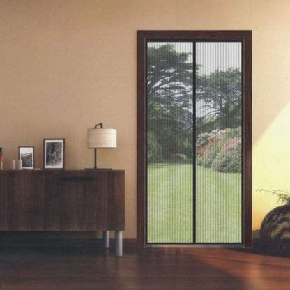 InsectGuard Magnetic Mesh Door | Heavy-Duty, Tear-Resistant & Hands-Free Access for Summer Airflow