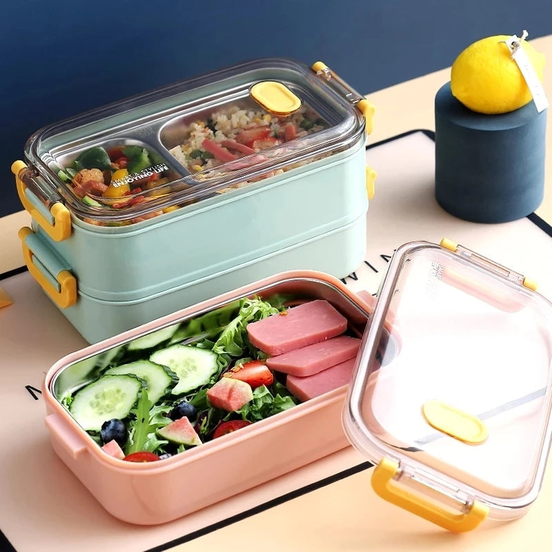Insulated Lunch Box | Superior Temperature Retention & Multi-Compartment Design for Office, School & On-the-Go Meals