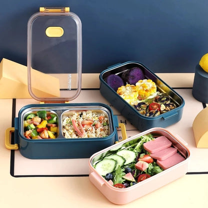 Insulated Lunch Box | Superior Temperature Retention & Multi-Compartment Design for Office, School & On-the-Go Meals