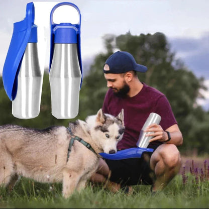 Insulated Dog Water Bottle | Stainless Steel, Leak-Proof & Perfect for Travel and Outdoor Adventures