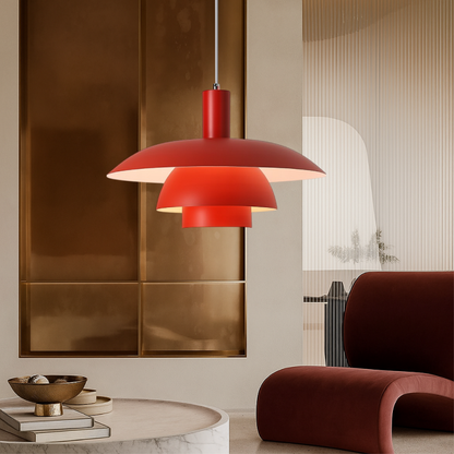 Danish Style LED Pendant Light | Minimalist Design. Dimmable & Ideal for Dining Room. Kitchen or Living Space