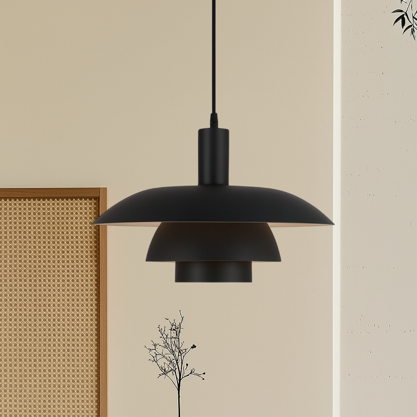 Danish Style LED Pendant Light | Minimalist Design. Dimmable & Ideal for Dining Room. Kitchen or Living Space