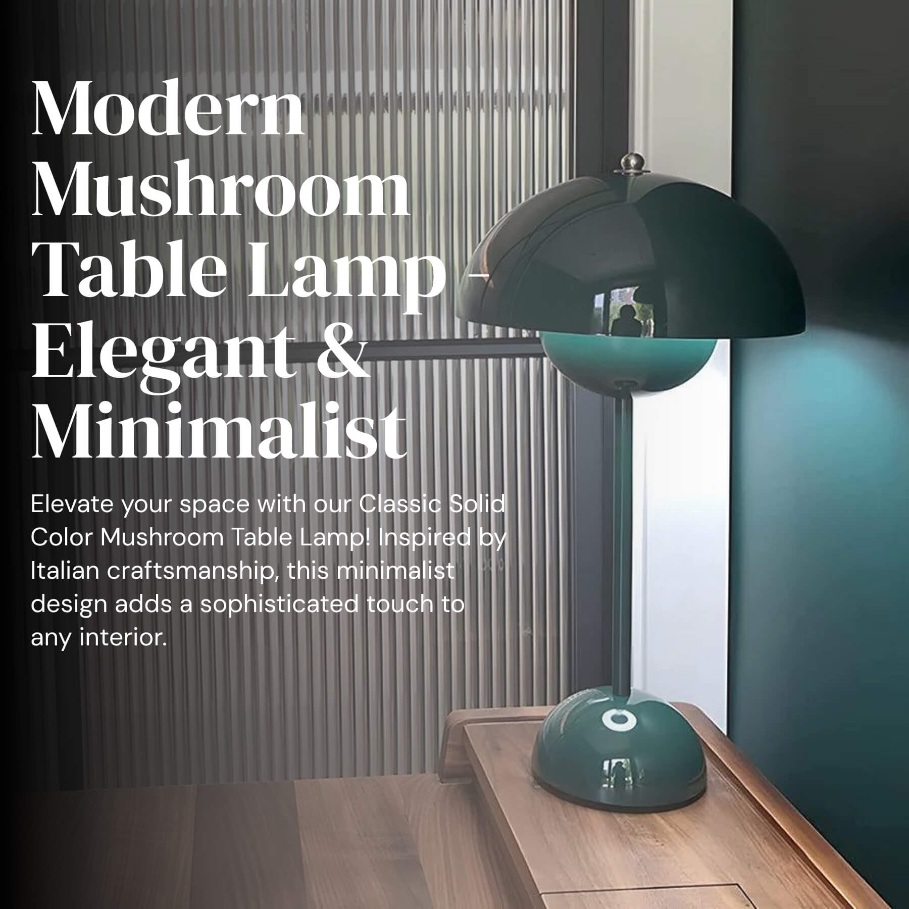 Minimalist Flowerpot Table Lamp - Rechargeable Bedside Lamp & Cordless Design Mushroom Shaped Lamps