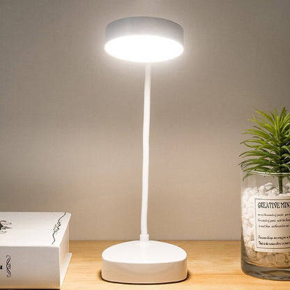 LED Bedside Reading Lamp - Adjustable White Light Fixture for Nightstand & Bedroom Use