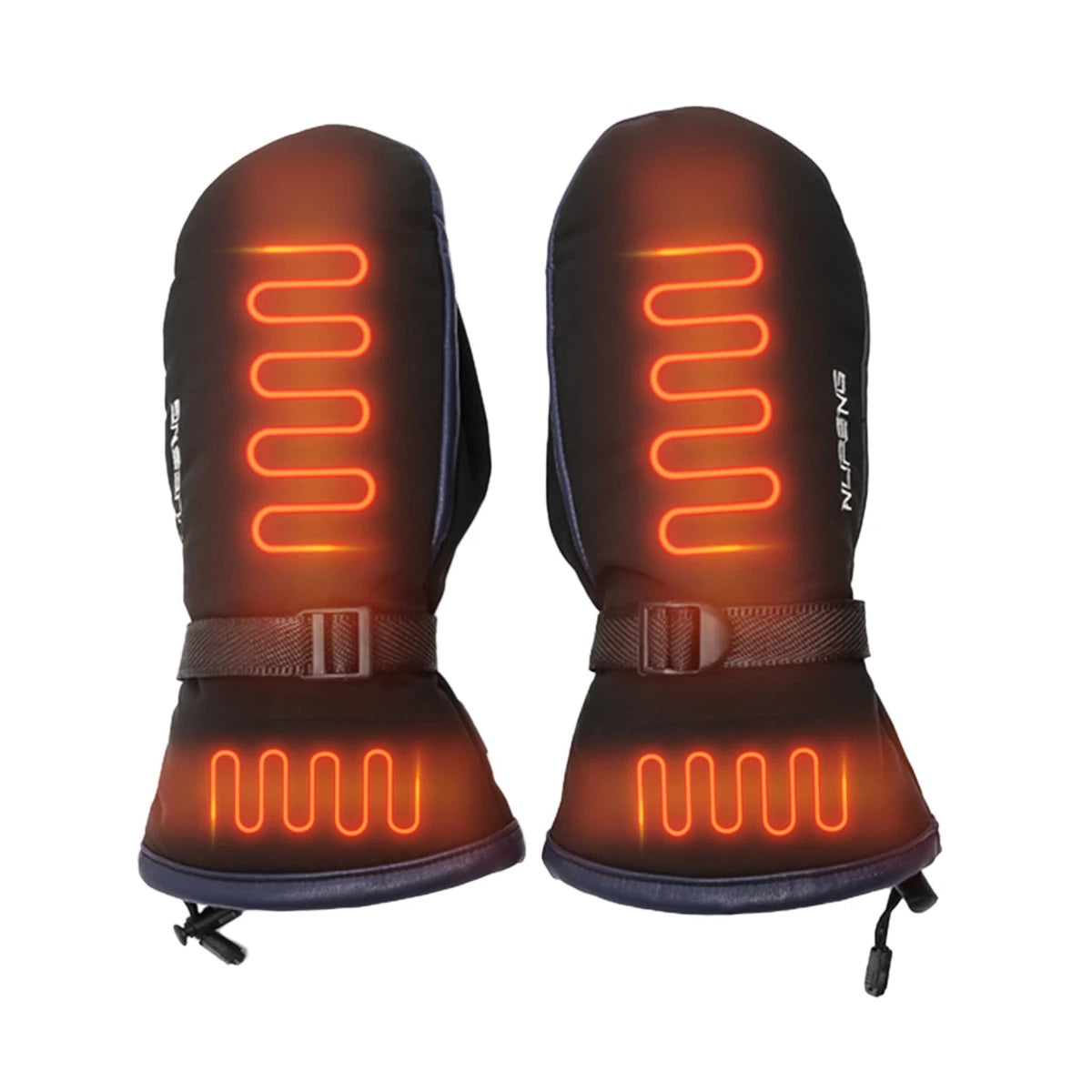 Heated Winter Mittens – Waterproof Rechargeable Hand Warmer Gloves for Outdoor Winter Use, Golf & Ski