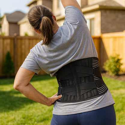 Lumbar Back Braces for Lower Back Pain | Stronger Pain Relief & Flexible Comfort for Lower Back Pain Relief