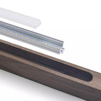 LED Wooden Pendant Light | Contemporary kitchen Lighting Adjustable Height, Integrated LED & Ideal for Low or High Ceilings