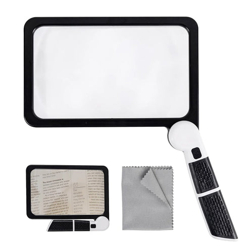 ClearMagnify LED-Lupe mit ergonomischem Griff