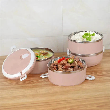 Heat Insulated Lunch Box | Keeps Food Hot for 6 Hours, Leak-Proof & Ideal for Work, School, and Picnics