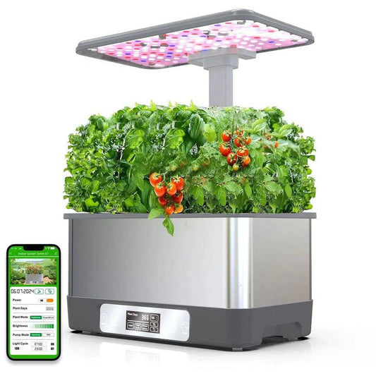 Indoor Hydroponic Growing System Kit with WiFi Control for Home Gardening & Plant Cultivation
