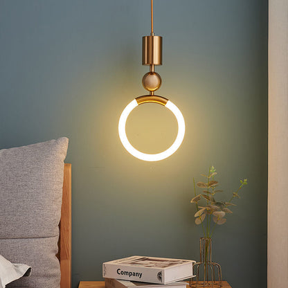 LED Pendant Light Fixture - Nordic Design with Simple Style - Ideal for Dining Room, Kitchen, and Living Room Lighting