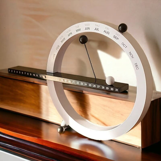 Magnetic Perpetual Calendar with Dry Erase Surface for Home & Office Organization