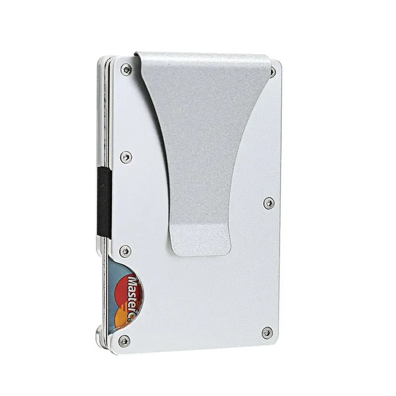 Titanium Matte Cobalt Card Holder – Slim & Stylish RFID Wallet for Men & Women