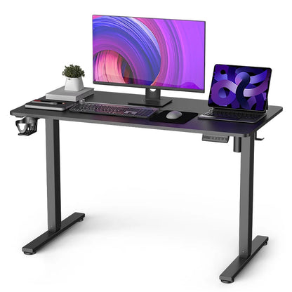 Height Adjustable Electric Standing Desk Ergonomics | 120 x 60, Durable, Ergonomic & Ideal for Home Office or Remote Work